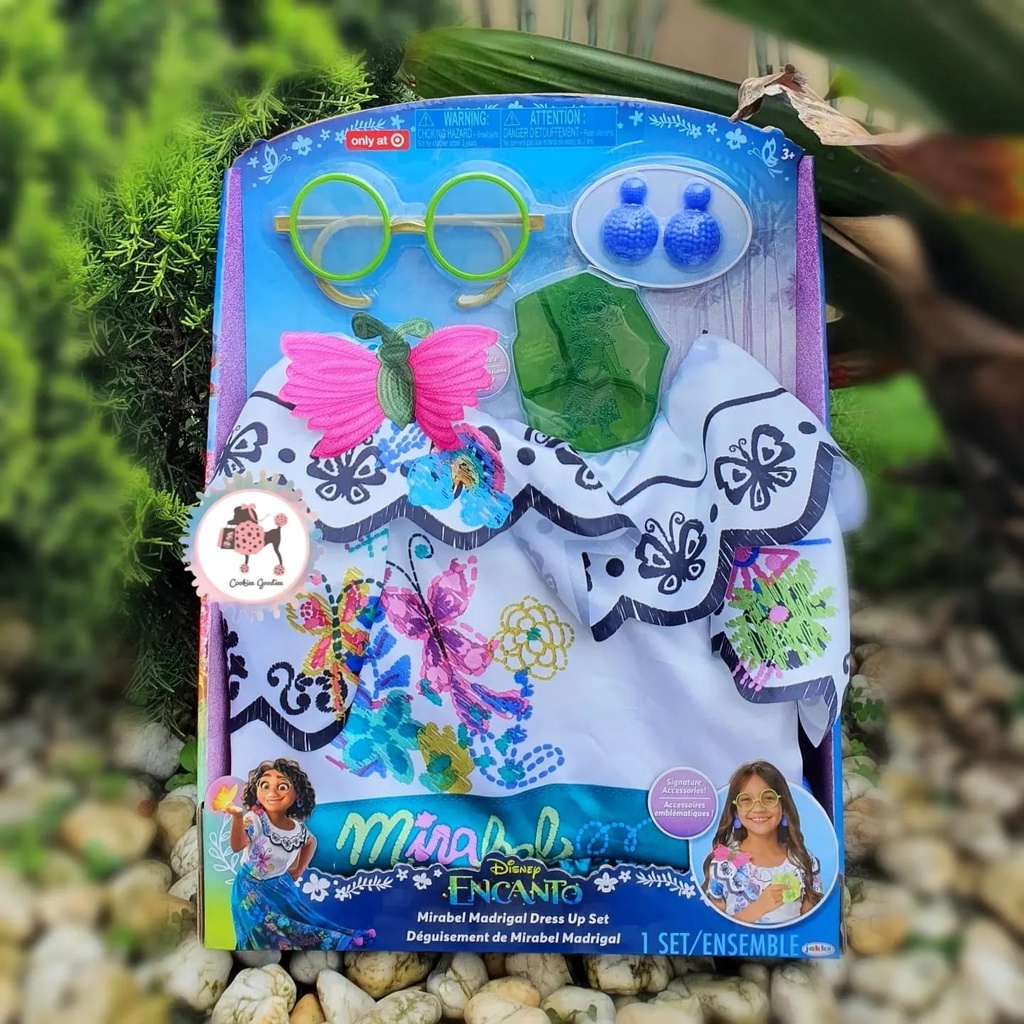 Disney Encanto Mirabel Madrigal Dress Up Set Size 4-6X