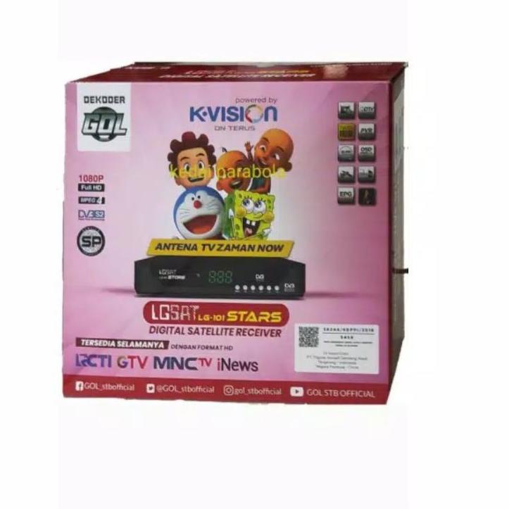 Terpercaya Receiver parabola LGSAT LG-101 STARS  ottimo Optus garmedia by Kvision Kvision