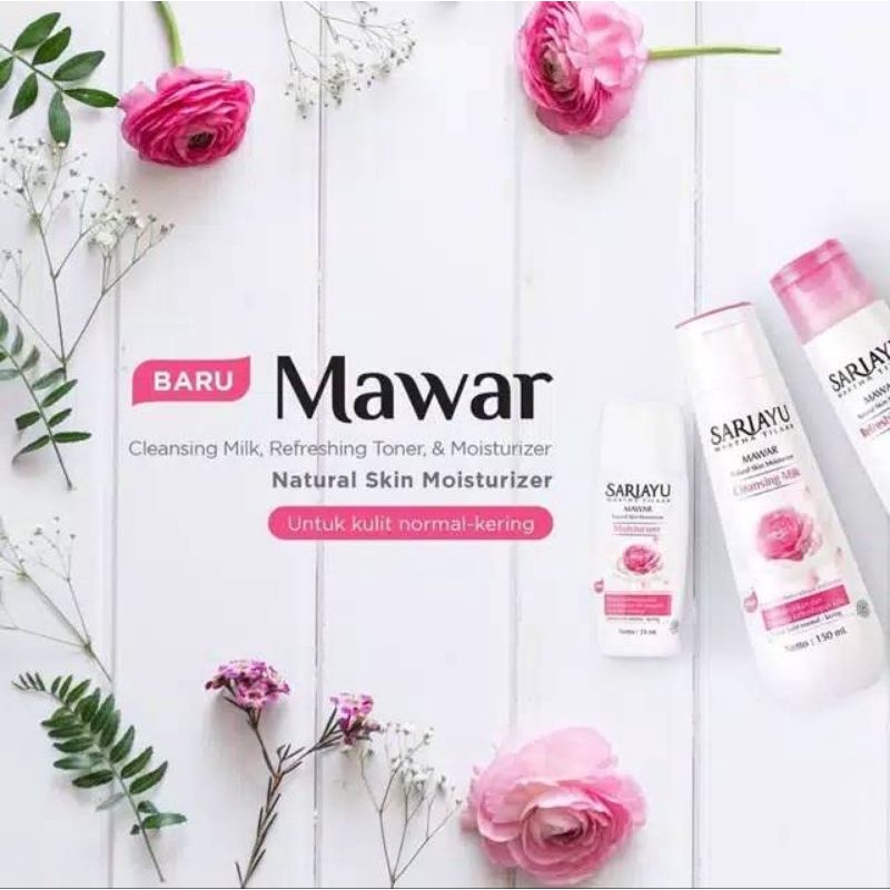 SARIAYU CLEANSING MILK // REFRESHING TONER