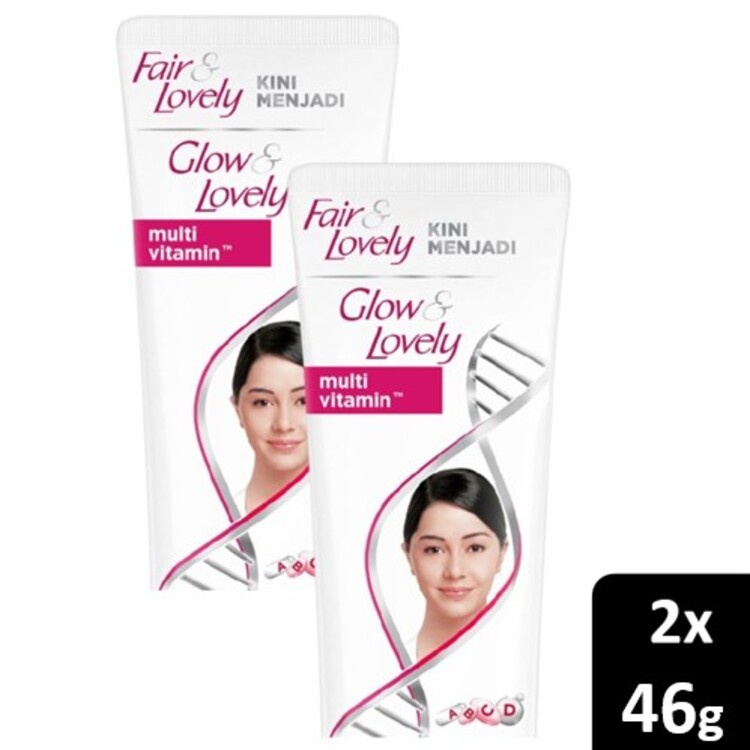 Glow &amp; Lovely Krim Pencerah Harian 46g - Twin Pack