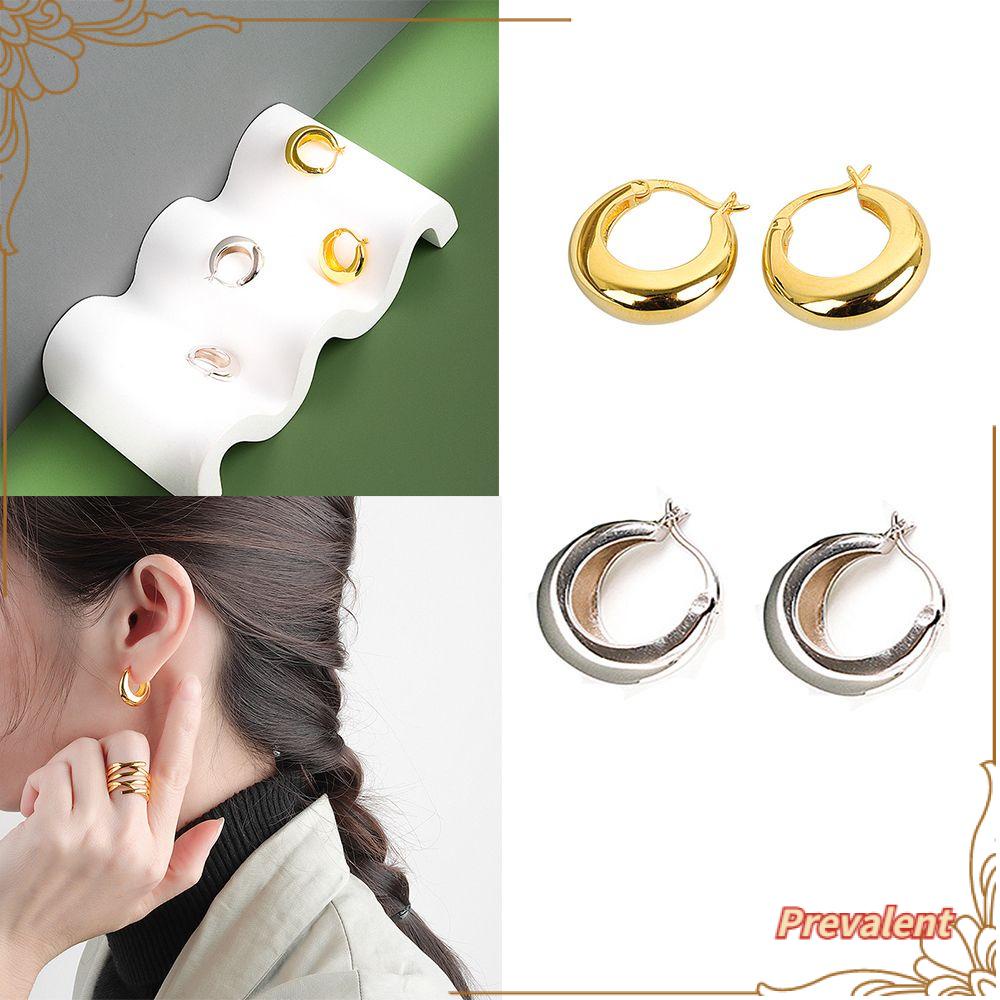 Preva Anting Wanita Anting Wanita Loop Hoop Perhiasan