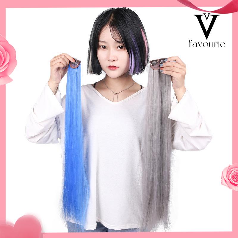 CODWig Rambut Palsu Colourful Extention Wig Rambut Palsu Wanita Aksesoris Wanita-FA