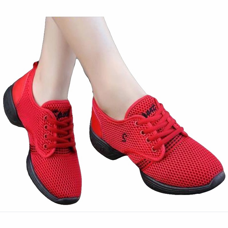 Sepatu Dansa Latin/ Line Dance Ringan Empuk Sangat Lentur sepatu dansa wanita uk 36~41 dance shoes 4 warna