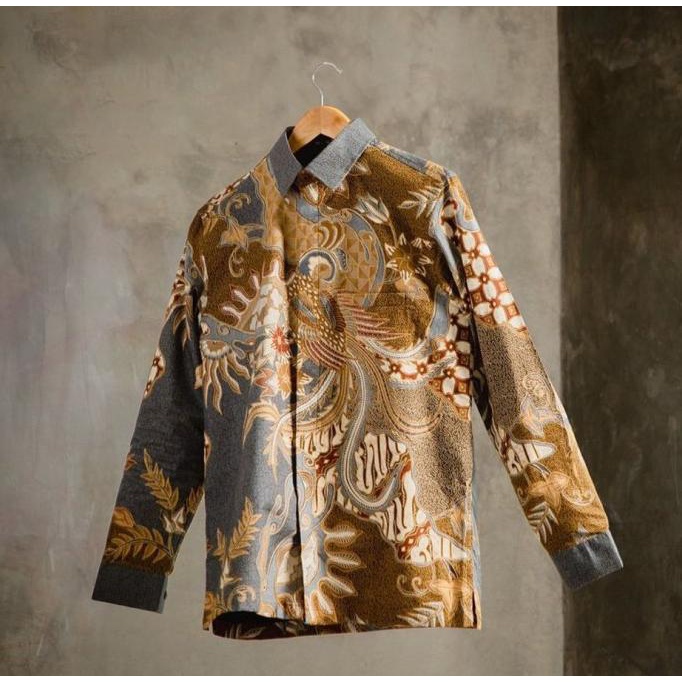 Asana Batik Lengan Panjang Kadilajo - Mustard