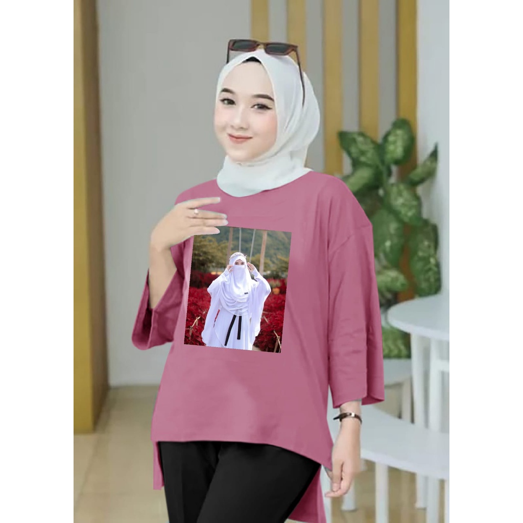 BAJU TUNIK NEW MUSLIMAH NABILLA HIJAB JUMBO XXL~TERBARU BAJU OVERSIZE WANITA KEREN MASA KINI DAN TERLARIS