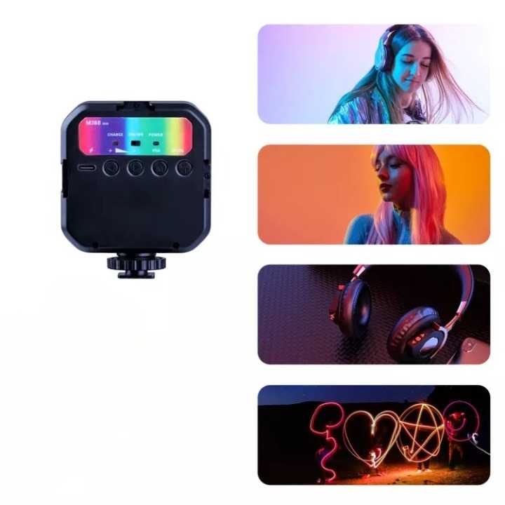 ( 100% BARANG ORI ) inLight Lampu Kamera Mini RGB LED Portable Photo Video Light 2000 mAh - WL-R1