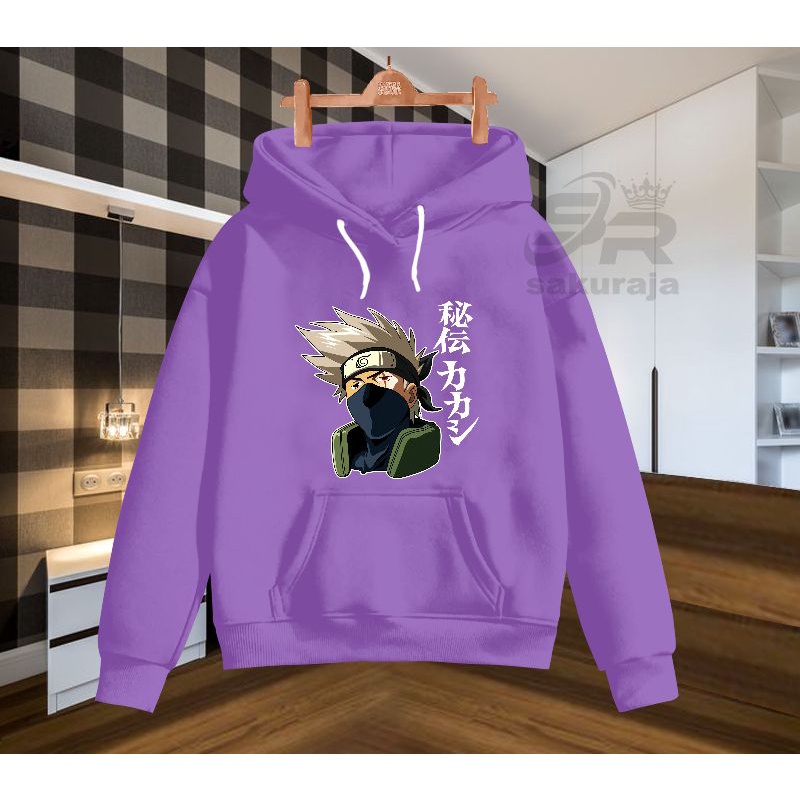 sweater Hoodie anak karakter Kakashi/umur 3-17 tahun