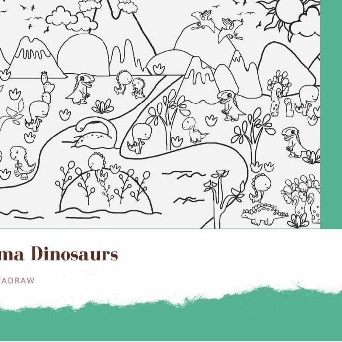 

Terkini Yukitadraw/coloring/kertas mewarnai jumbo size,