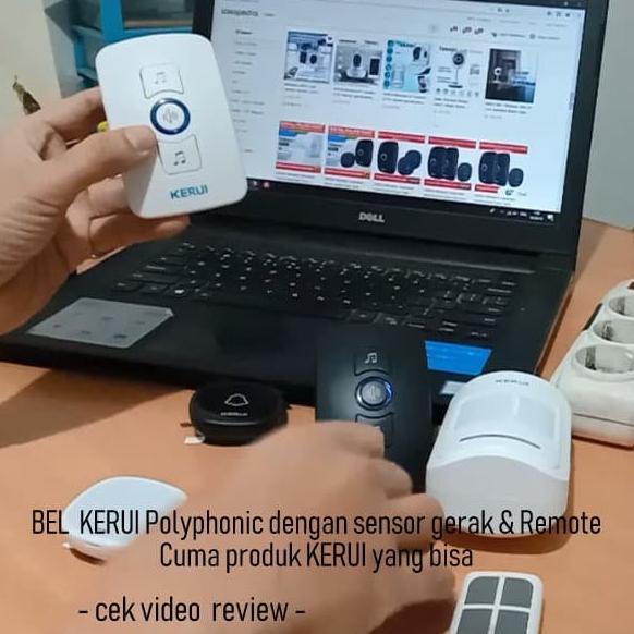 Bel Pintu Rumah KERUI Wireless Receiver