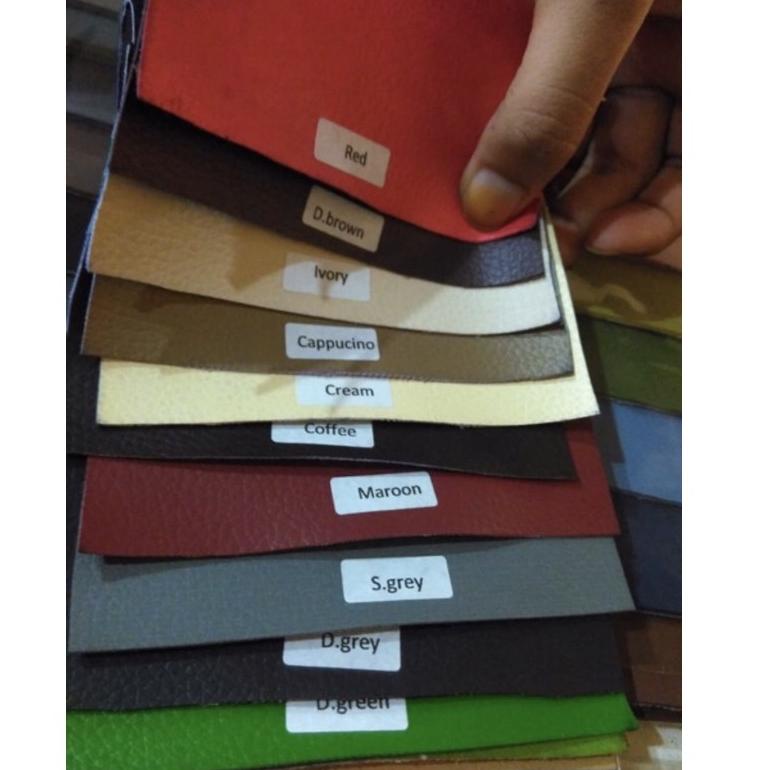 oscar polos / bahan spon / kain oscar / kulit sintetis imitasi meteran murah / oskar meteran {TWU.22