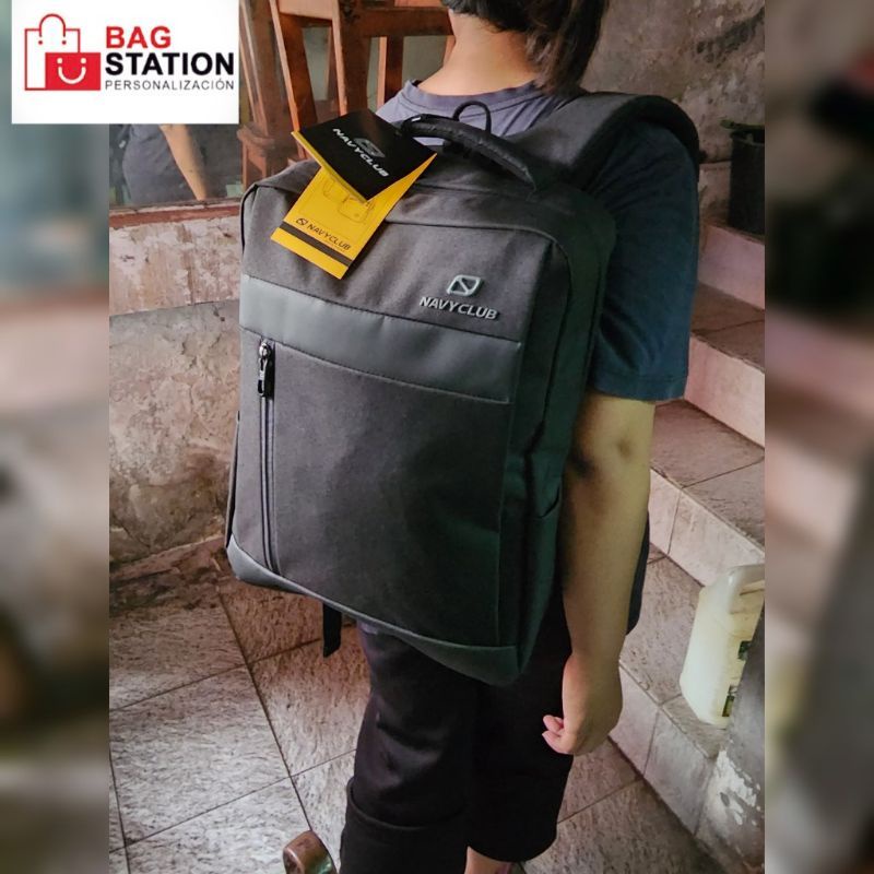 TAS RANSEL LAPTOP NAVY CLUB ORIGINAL TAS SEKOLAH TAS KULIAH TAS KERJA TAS TRAVEL TAS KOREAN STYLE