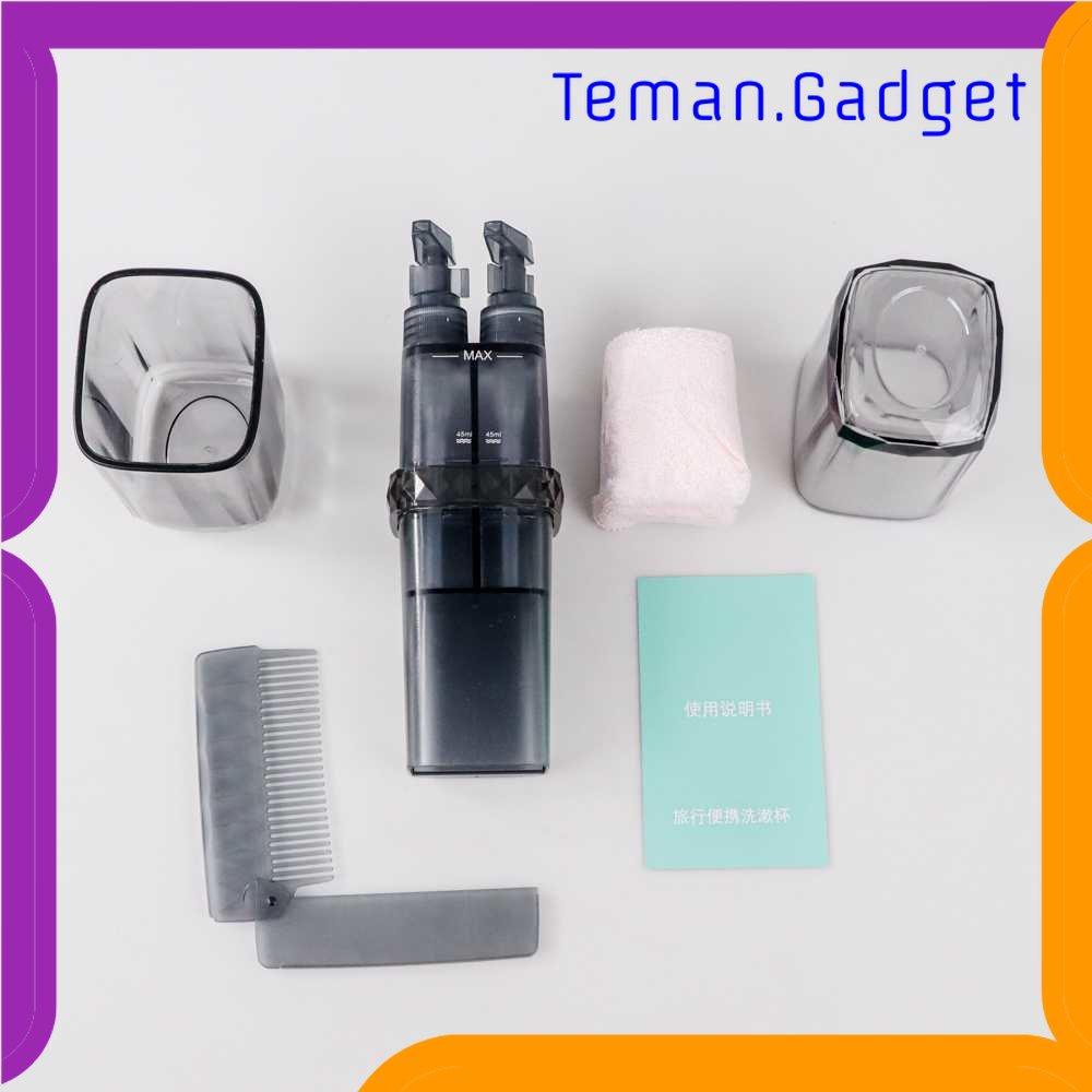 TG - TRV ONEUP Etravel Travel Toiletries Kit Tempat Sabun Sikat Gigi Handuk - YW46