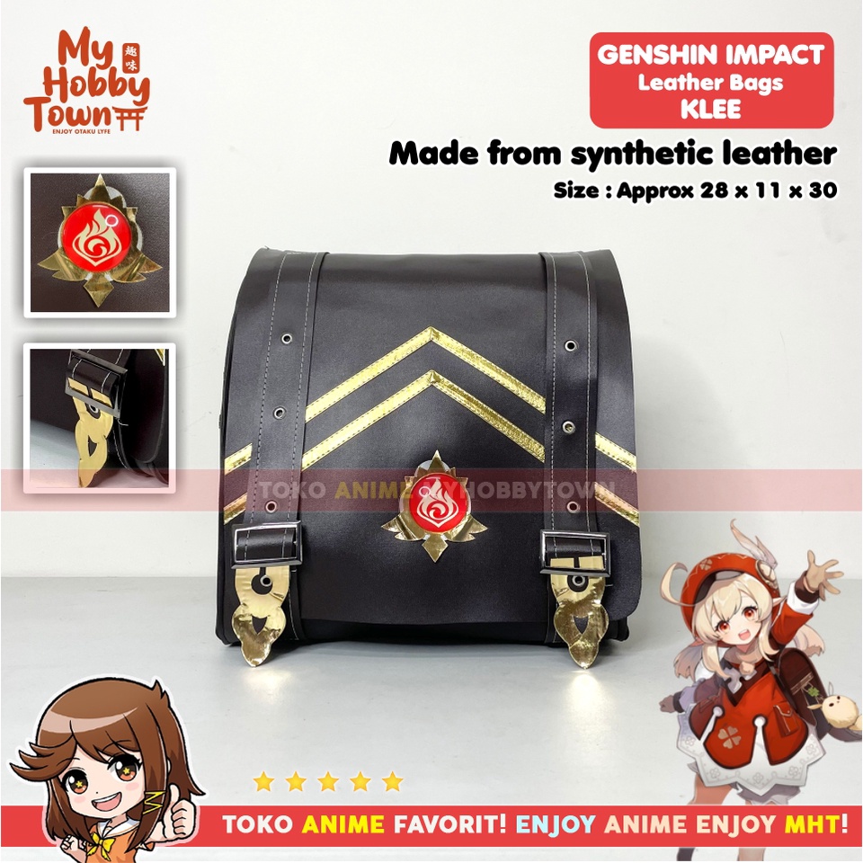 Tas Backpack Ransel Anime Game Genshin Impact Klee