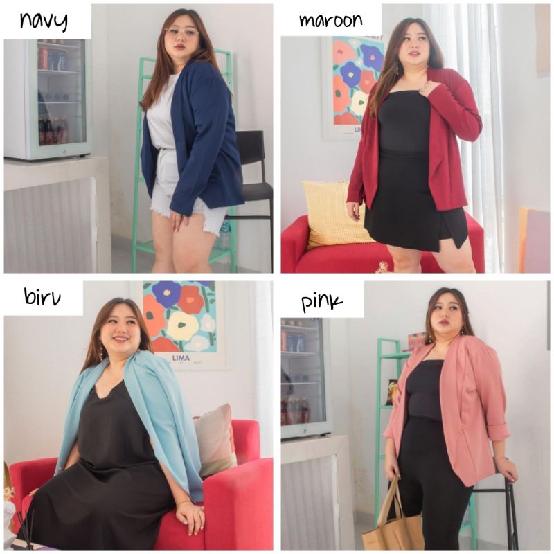 BLAZER BIGSIZE BLAZER JUMBO ATASAN WANITA