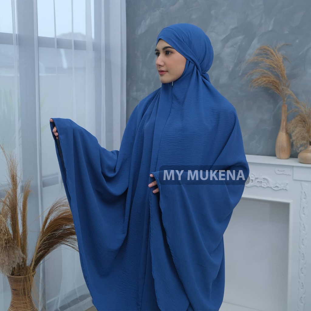 Mukena Cringkle Airflow 3in1 Premium Mukenah Dewasa Travelling