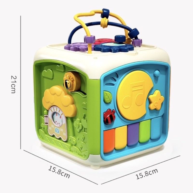 activity cube toys 8 in 1 musical toys baby busy box shape sorter xylophone maze