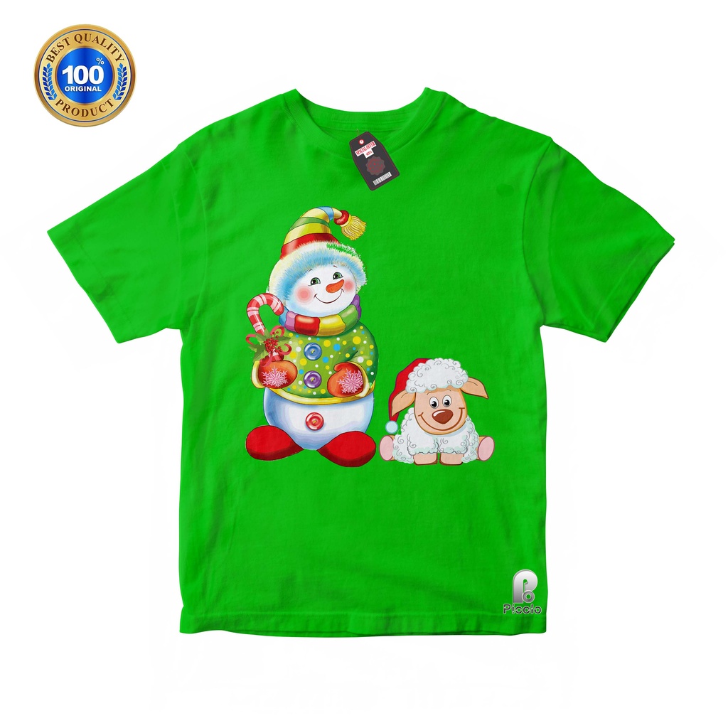 BAJU ANAK KAOS ATASAN ANAK SPESIAL NATAL MERRY CHRISTMAS Unisex Bahan COTTUN (Free Nama)