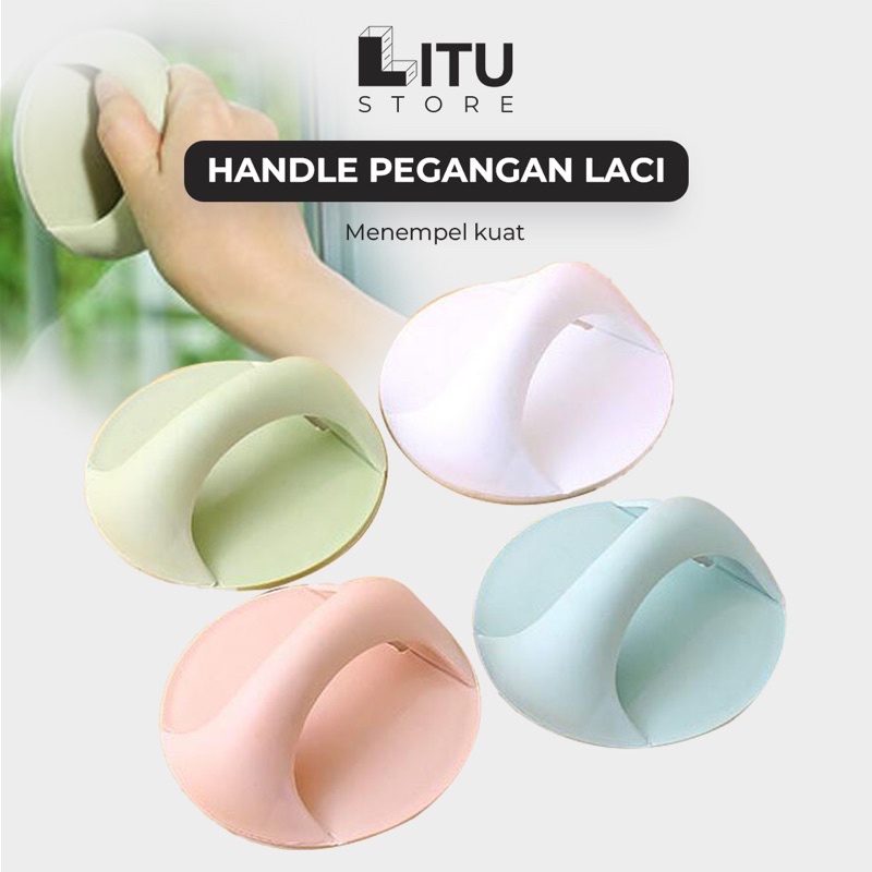 Pegangan / Handle Stiker Lemari Laci Pakaian tarikan laci pintu rumah  Multifungsi