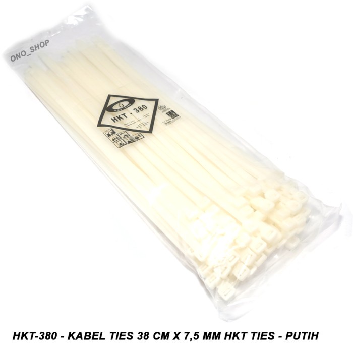 

HKT-380 - Kabel Ties 38 cm x 7,5 mm - HKT TIES onosh00 Ayo Beli