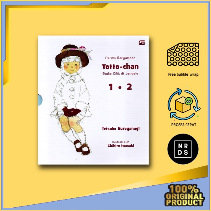 Novel Box Set Cerita Bergambar Totto-Chan: Gadis Cilik Di Jendela - 1 & 2
