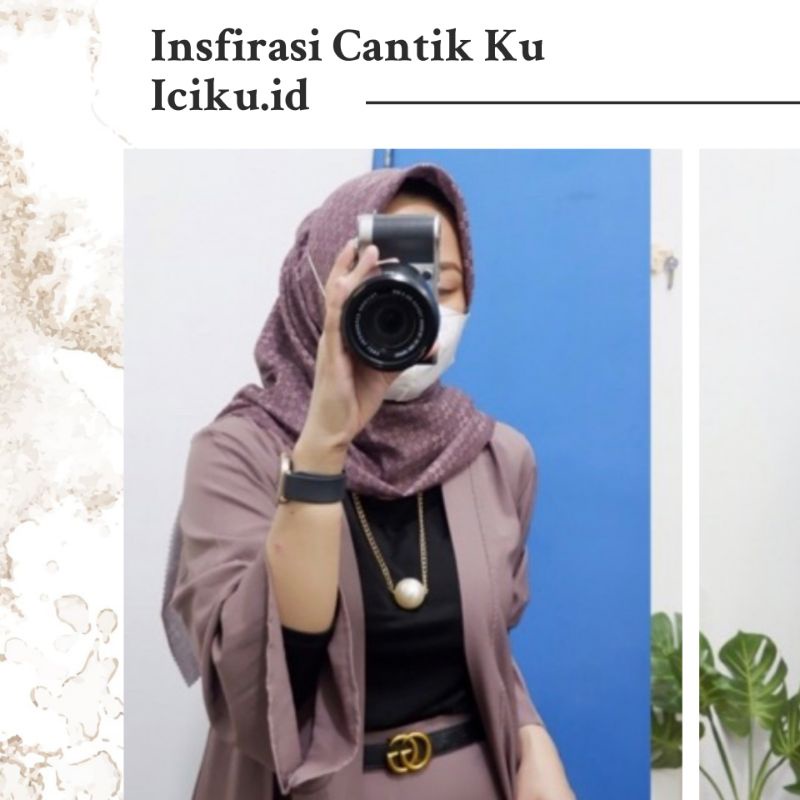 Kalung Jilbab Bandul Mutiara Necklace Mutiara Premium Aksesoris Hijab Wanita