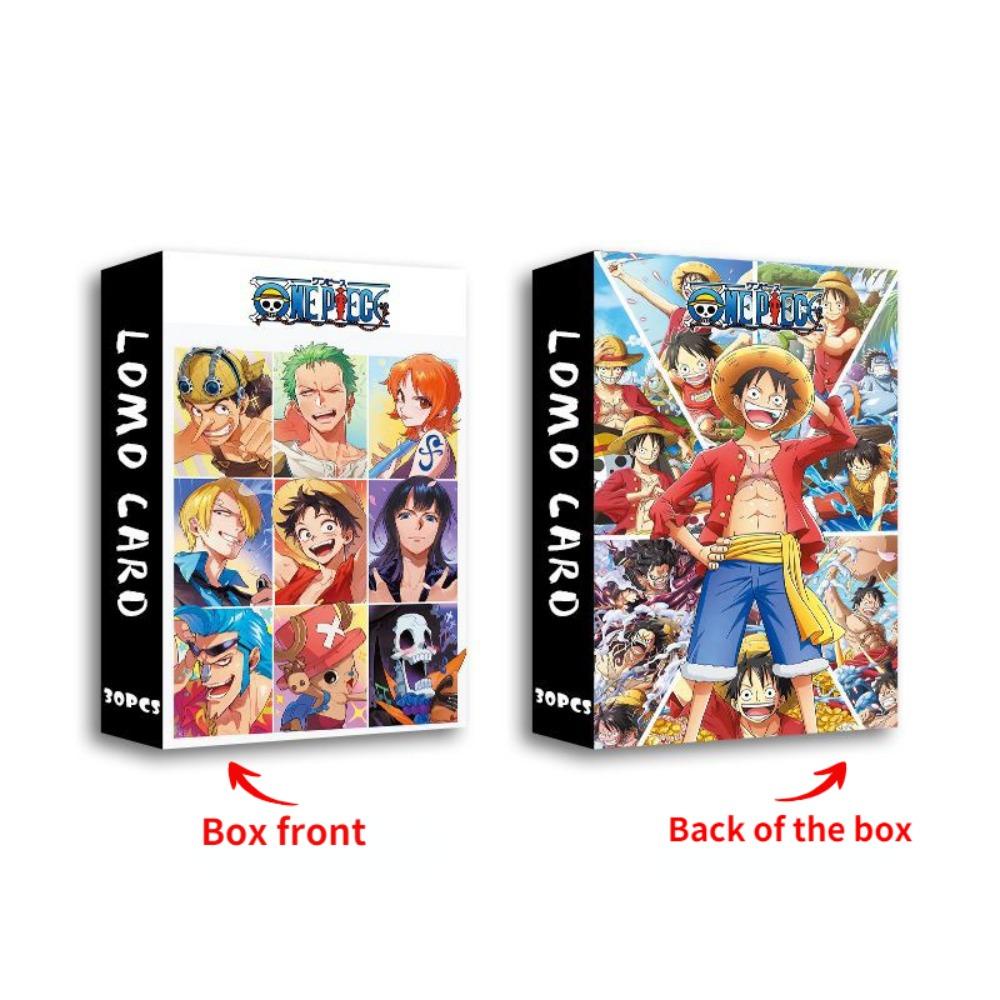 [Elegan] Koleksi Kartu LOMO 30Pcs/box Dragon Ball Bookmark Monyet D. Kartu Pos Luffy Tokyo Revengers Anime Peripherals