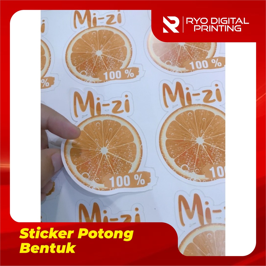 

STIKER LABEL POTONG BENTUK - PRINT AND CUT - UKURAN A3 PLUS