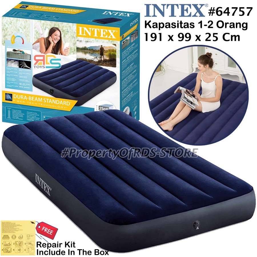 Jual Intex 64757 Kasur Angin Twin Durabeam Standard High Quality Air