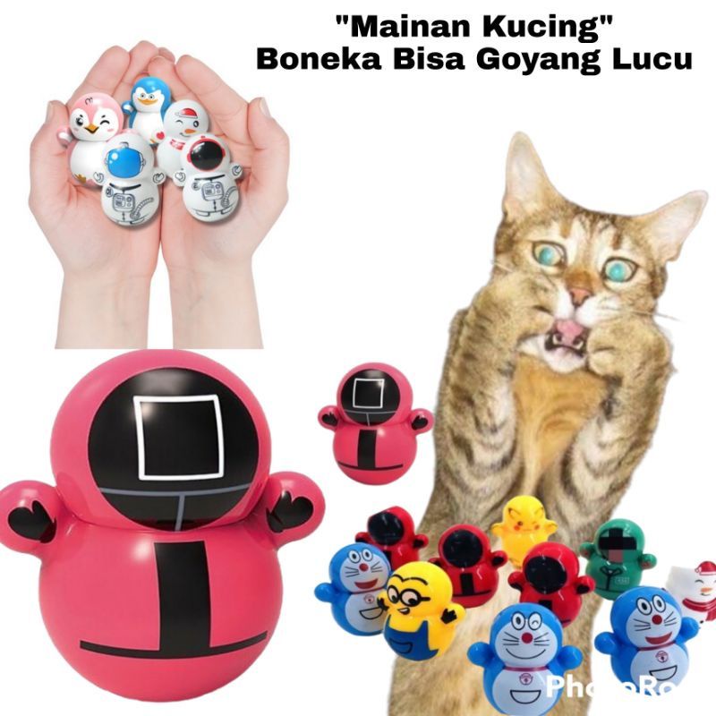 Mainan Kucing Boneka Berbagai Motif Bisa Goyang Lucu Murah / Mainan Kucing Murah
