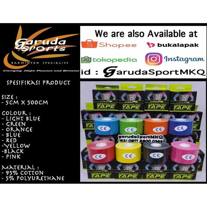 TERBARU Kinetic Tape Lining Kenesio Tape Lining Tapping Lining