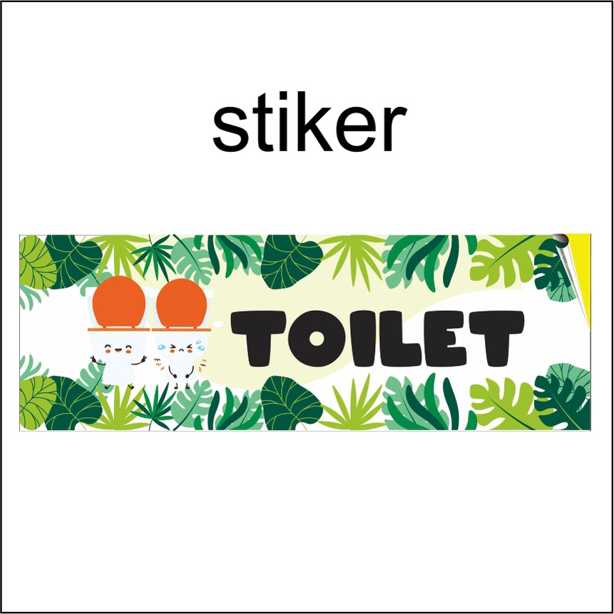 Stiker Assalamualaikum / Toilet / Home Bisa Custom Cocok ditempel didinding / Pintu