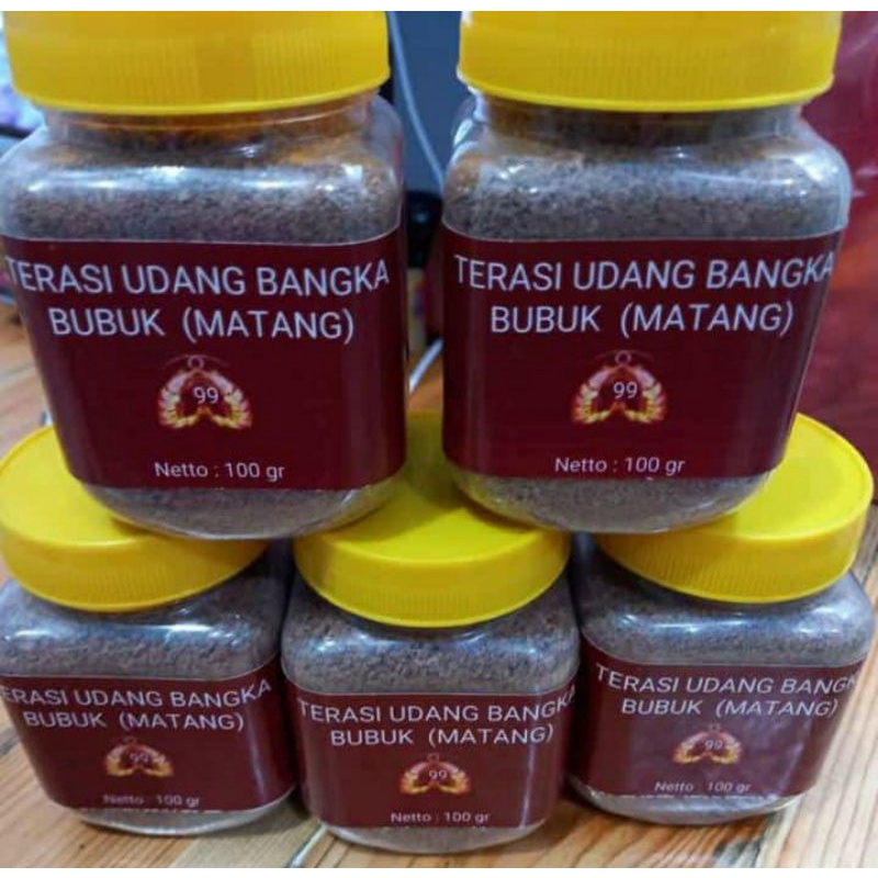 

terasi udang bangka bubuk (sudah matang)