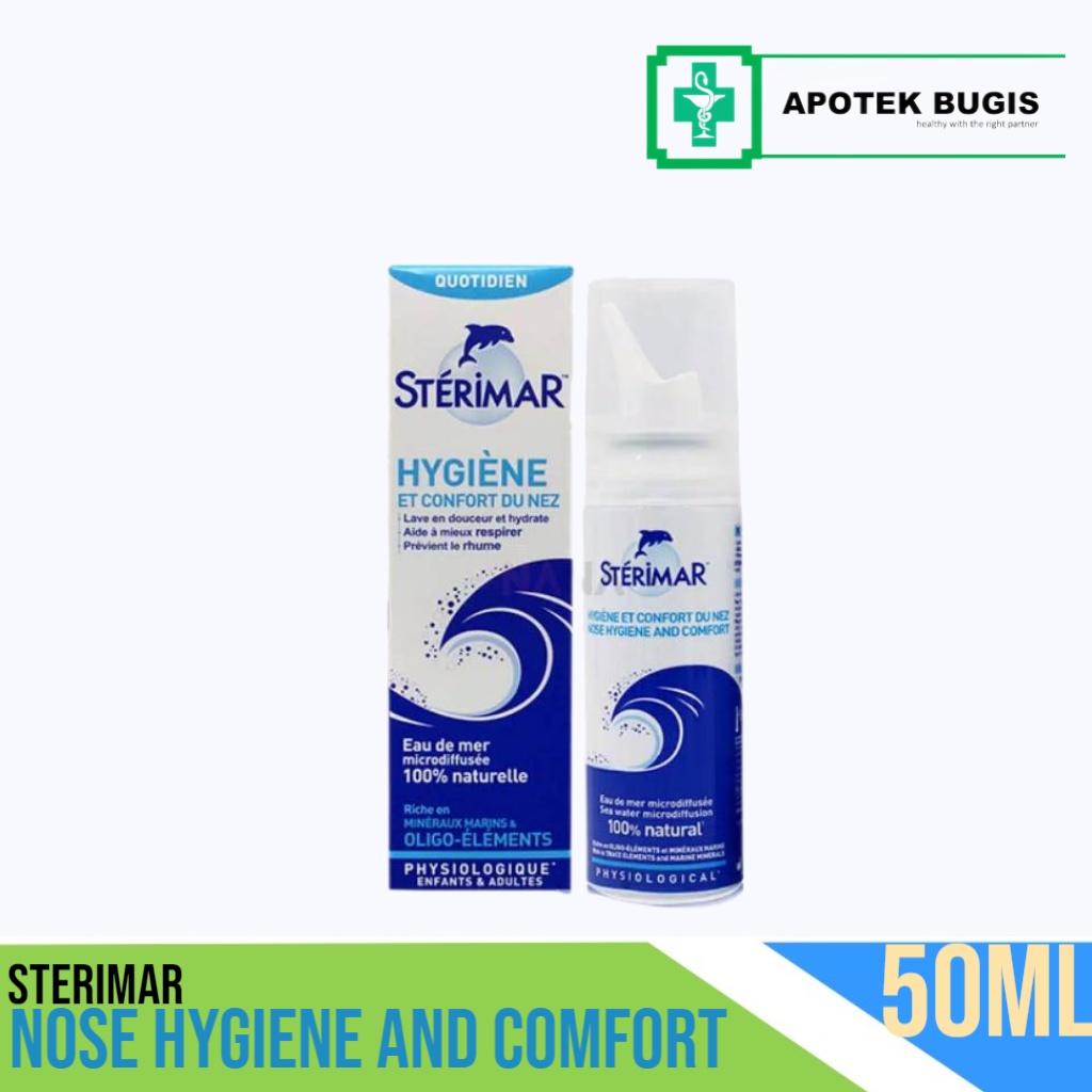 Sterimar Nose Hygiene and Comfort Nasal Spray Cold Defense Adult Dewasa 501ml Semprotan Hidung Flu Pilek