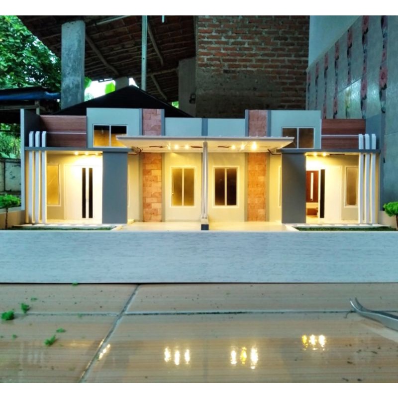 Miniatur rumah subsidi
