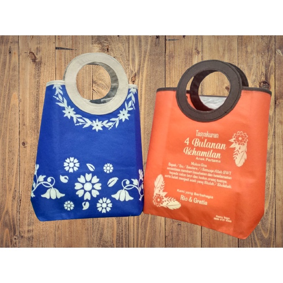 tas souvenir box parcel hajatan uk 20x20cm I tas hantaran box parcel murah free sablon