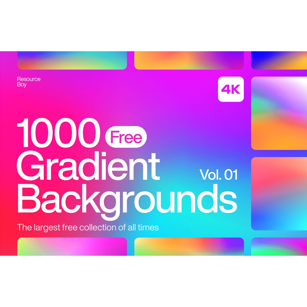 1000 Gradient Backgrounds