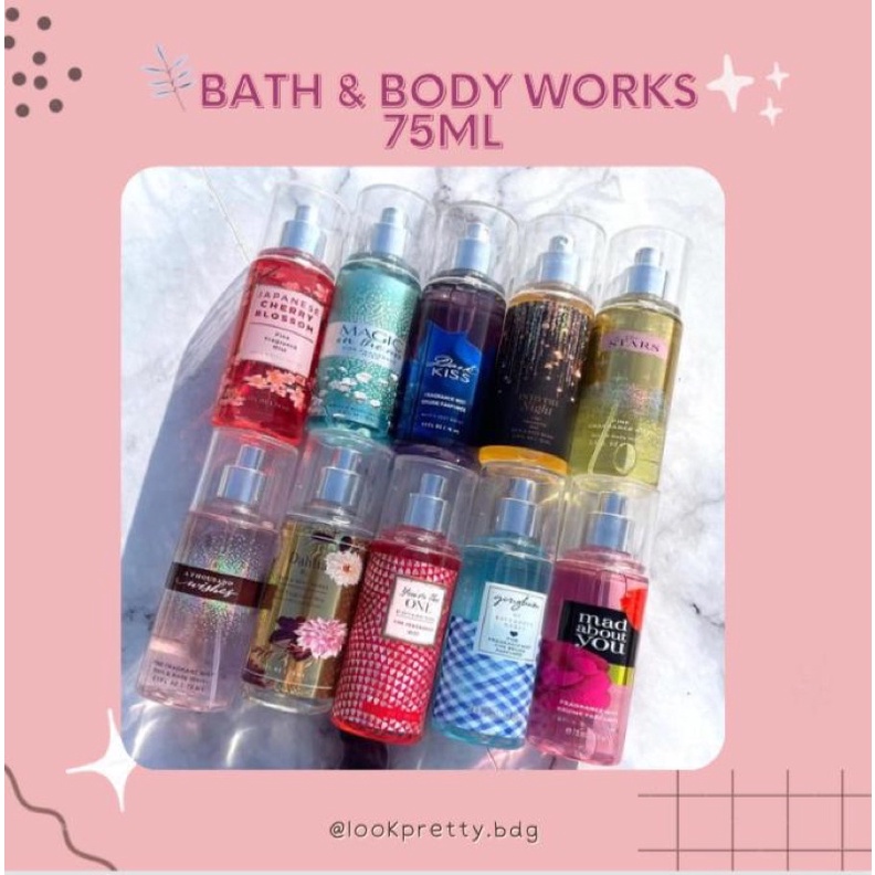 TRAVEL SIZE BBW BODY MIST