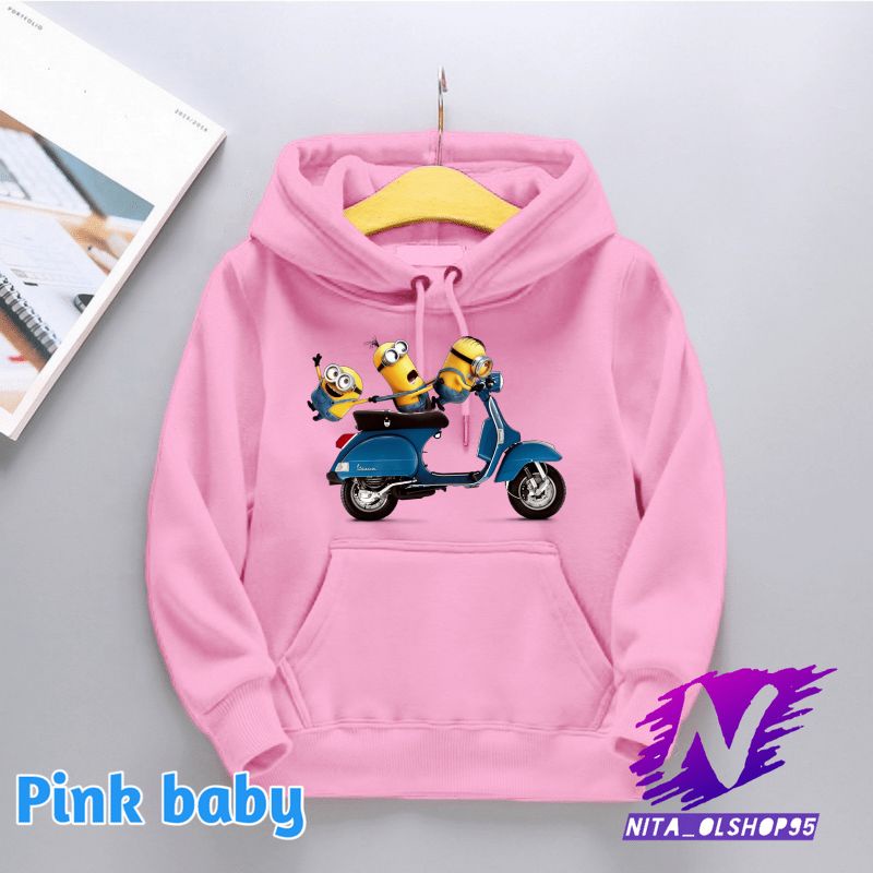 hoodie anak minions vespa