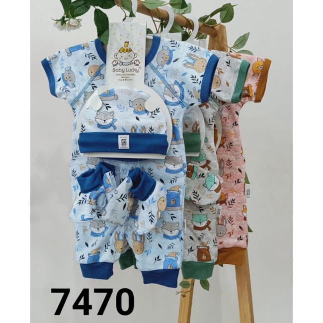 BBLUCKY BABY LUCKY JUMPER PENDEK panjang BAYI NB 12 M