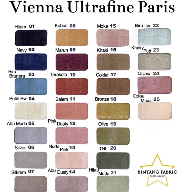 

(L-Q-T-☛) Buku Katalog Warna Kain Bintang Fabric viral