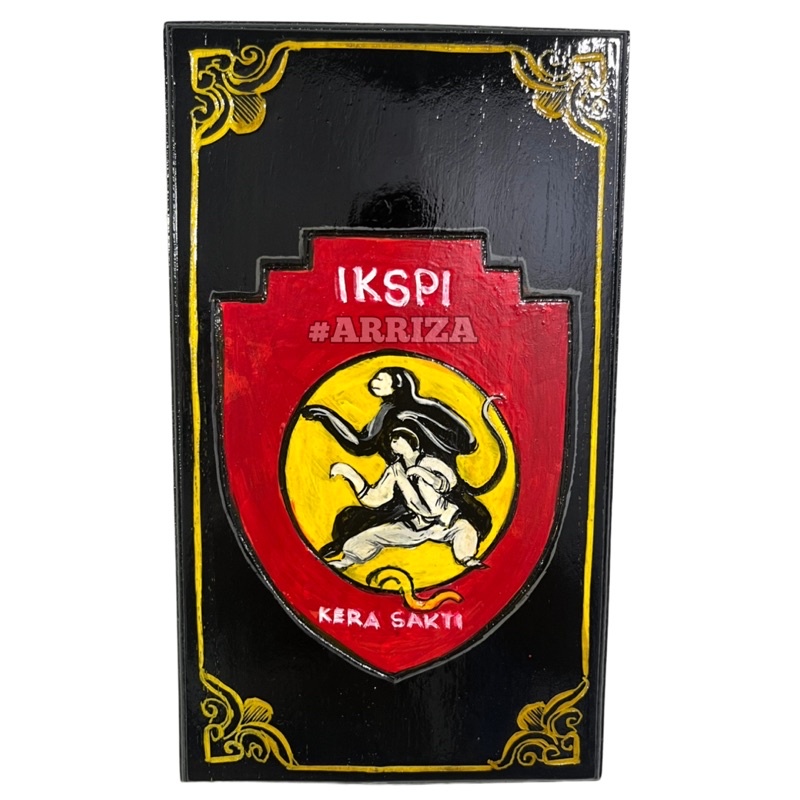(BISA COD) KOTAK SABUK IKAT PINGGANG KERA SAKTI IKSPI DARI KAYU JATI (FREE UKIR NAMA) TEMPAT PENYIMPANAN SABUK PENCAK SILAT