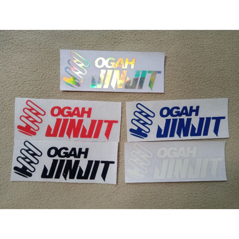STICKER CUTTING OGAH JINJIT