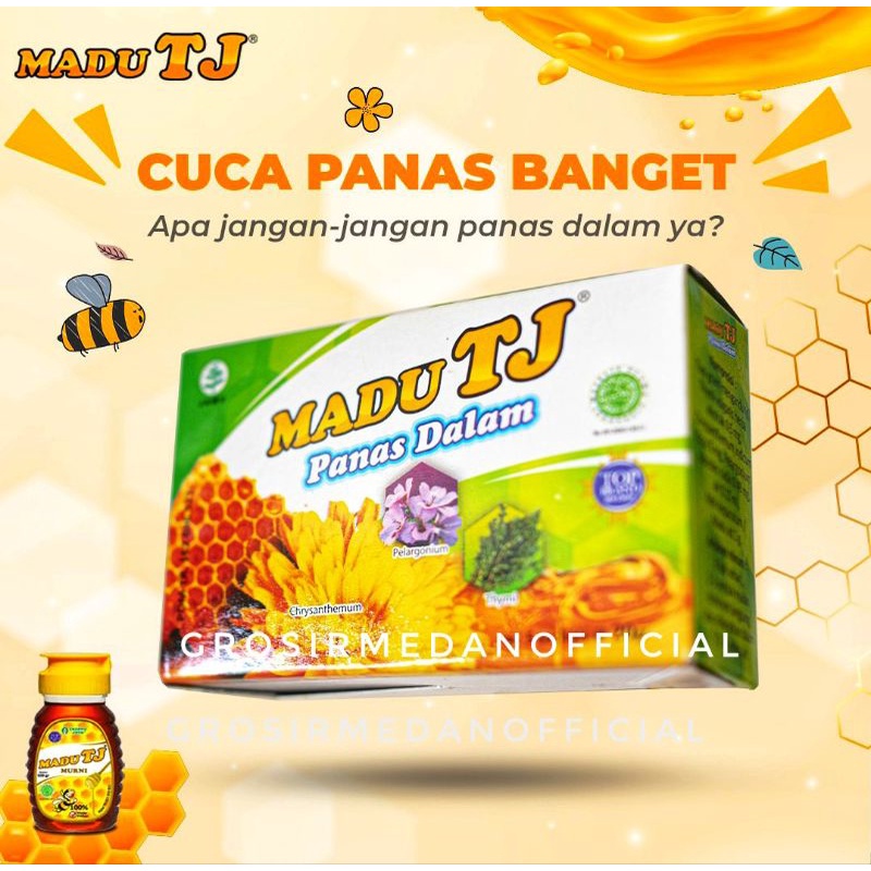 MADU TJ PANAS DALAM BOTOL 150 G DAN BOX ISI 5S - PEREDA PANAS DALAM ALAMI MADU KOMBINASI HERBAL