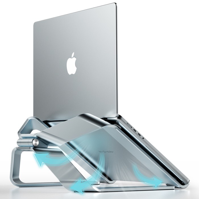 Colta Aluminium Laptop Rise High Stand Holder Bracket Premium Dudukan