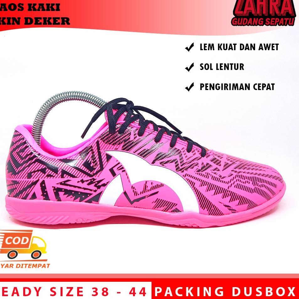 (No(C43I)♫♪) Sepatu futsal ortuseight spatu putsal ortus catalyst pink murah bonus kaos kaki deker t