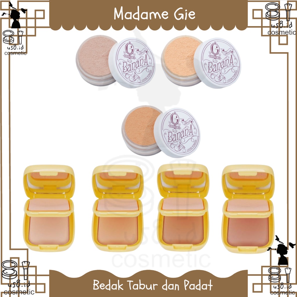 Madame Gie Femme Banana Loose Powder - MakeUp Bedak Tabur || Velvet Madamegie || Perfect Velvet