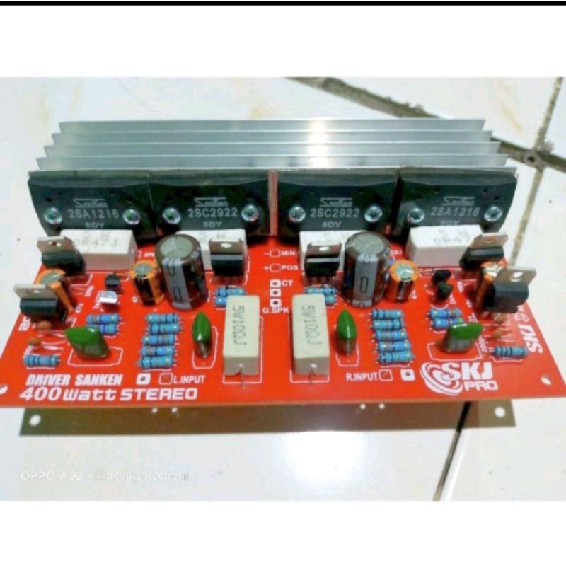 kit power 400wat stereo plus final sanken/thosibah