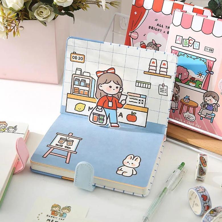 

ETERNAL SUMMER JOURNAL A5 / AGENDA IMPOR / NOTEBOOK LUCU/DIARY LUCU / BUKU TULIS CATATAN KARAK TERLARISS...,,,,,