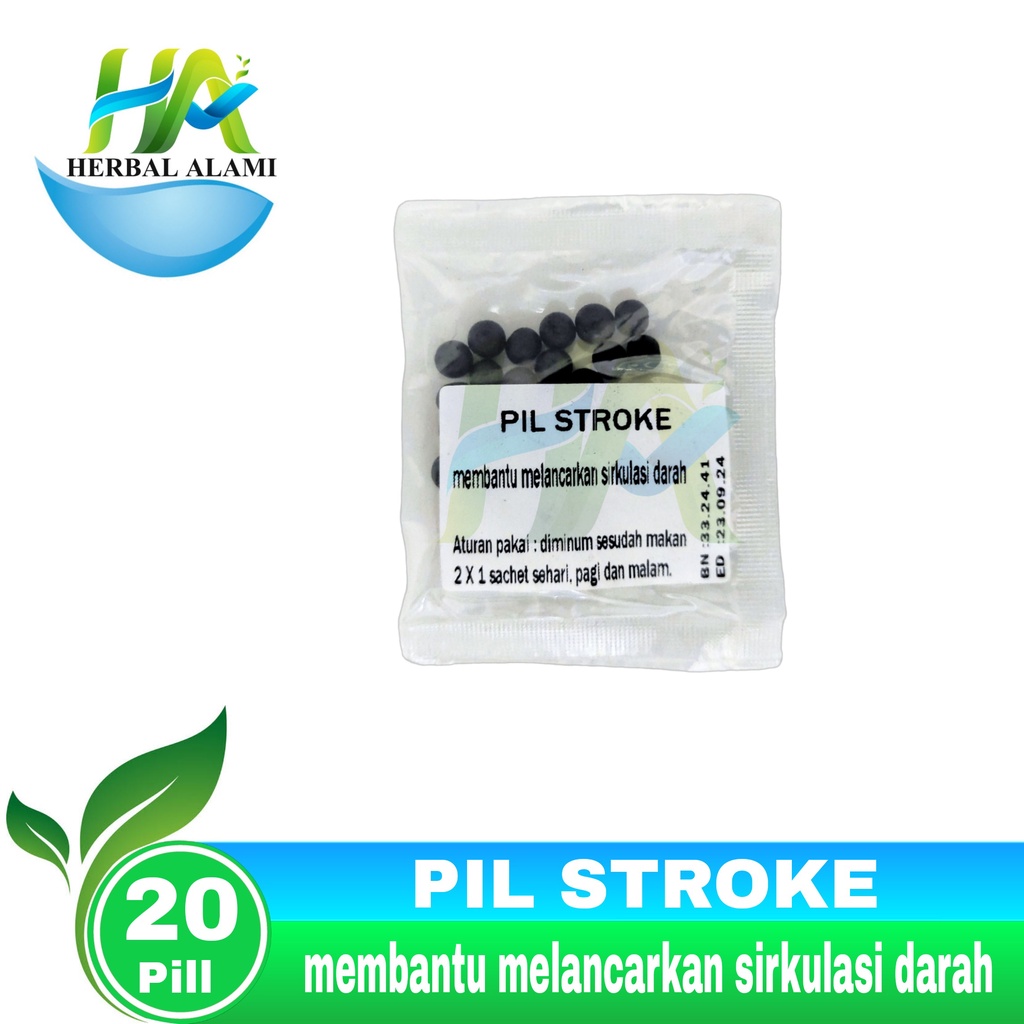 PILL STROKE - Meringankan Gejala Stroke Melancarkan Peredaran Darah