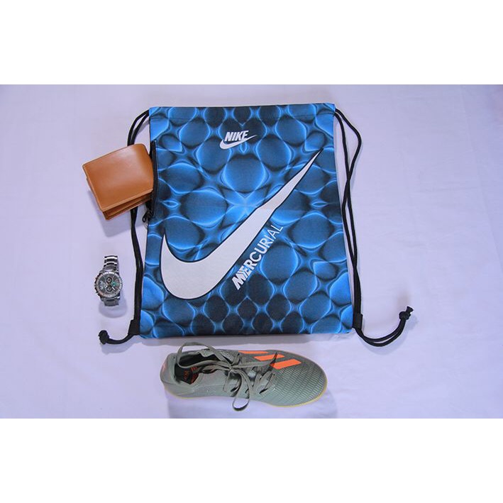 Tas Serut Futsal Sepak Bola Gymsack Stringbag Tas Nike Gymsack Nike Tas Serut Nike Tas Olah Raga Tas Sepatu